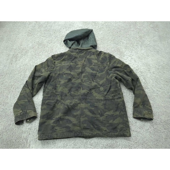 Levi's Jacket Mens XL Camo Full Zip Hooded Parka Military Style Lined - Picture 9 of 11